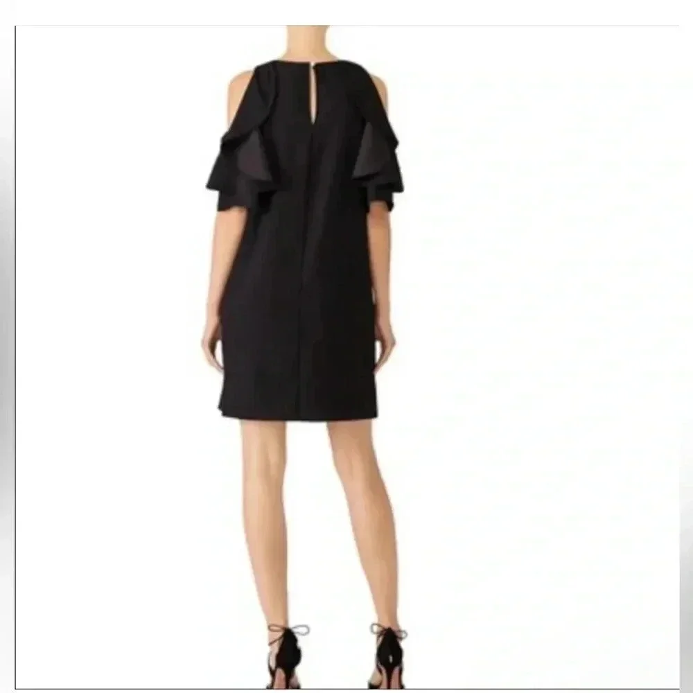 Kate Spade Cold Shoulder Black Dress Size Medium